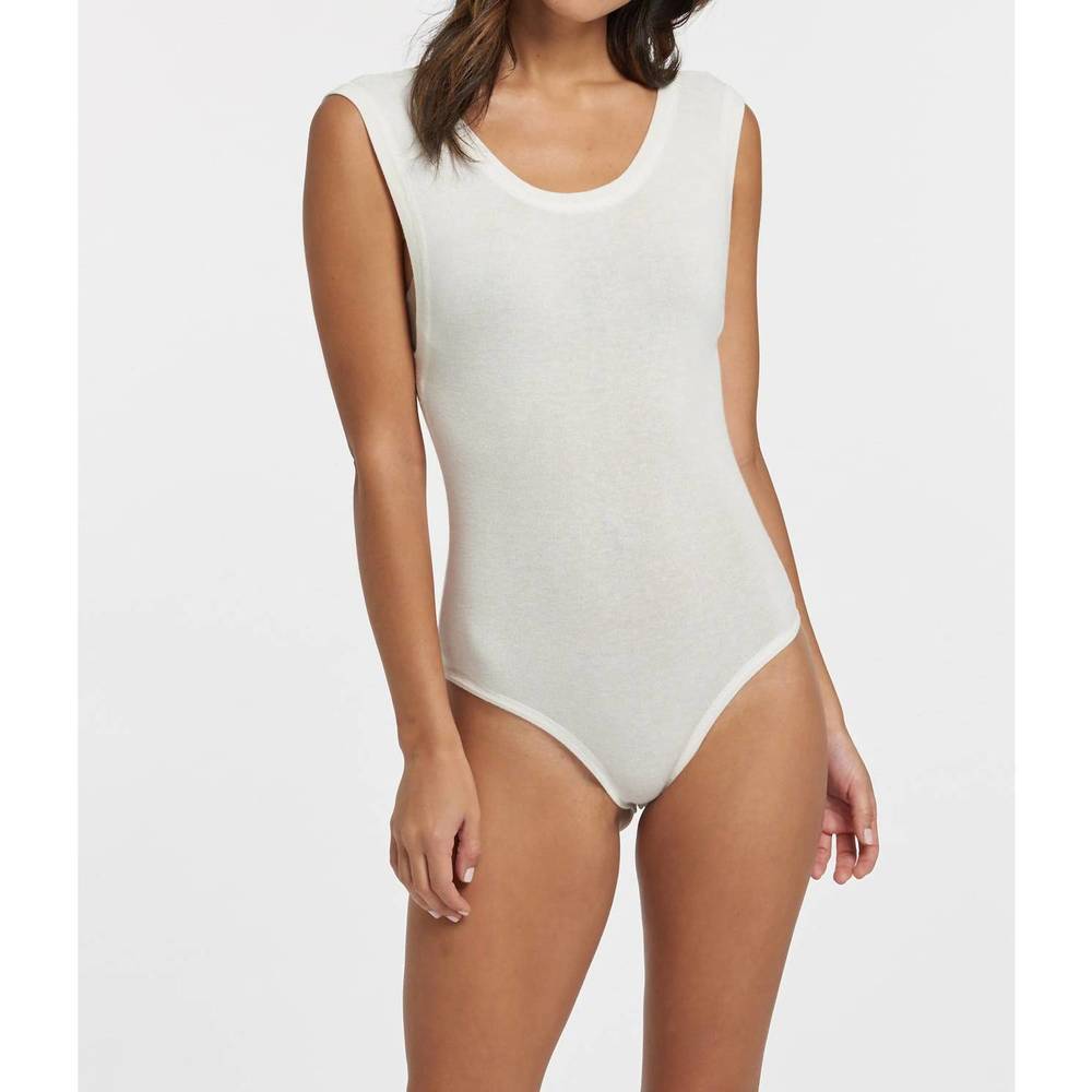 NEW LEIMERE sanibel bodysuit in marshmallow